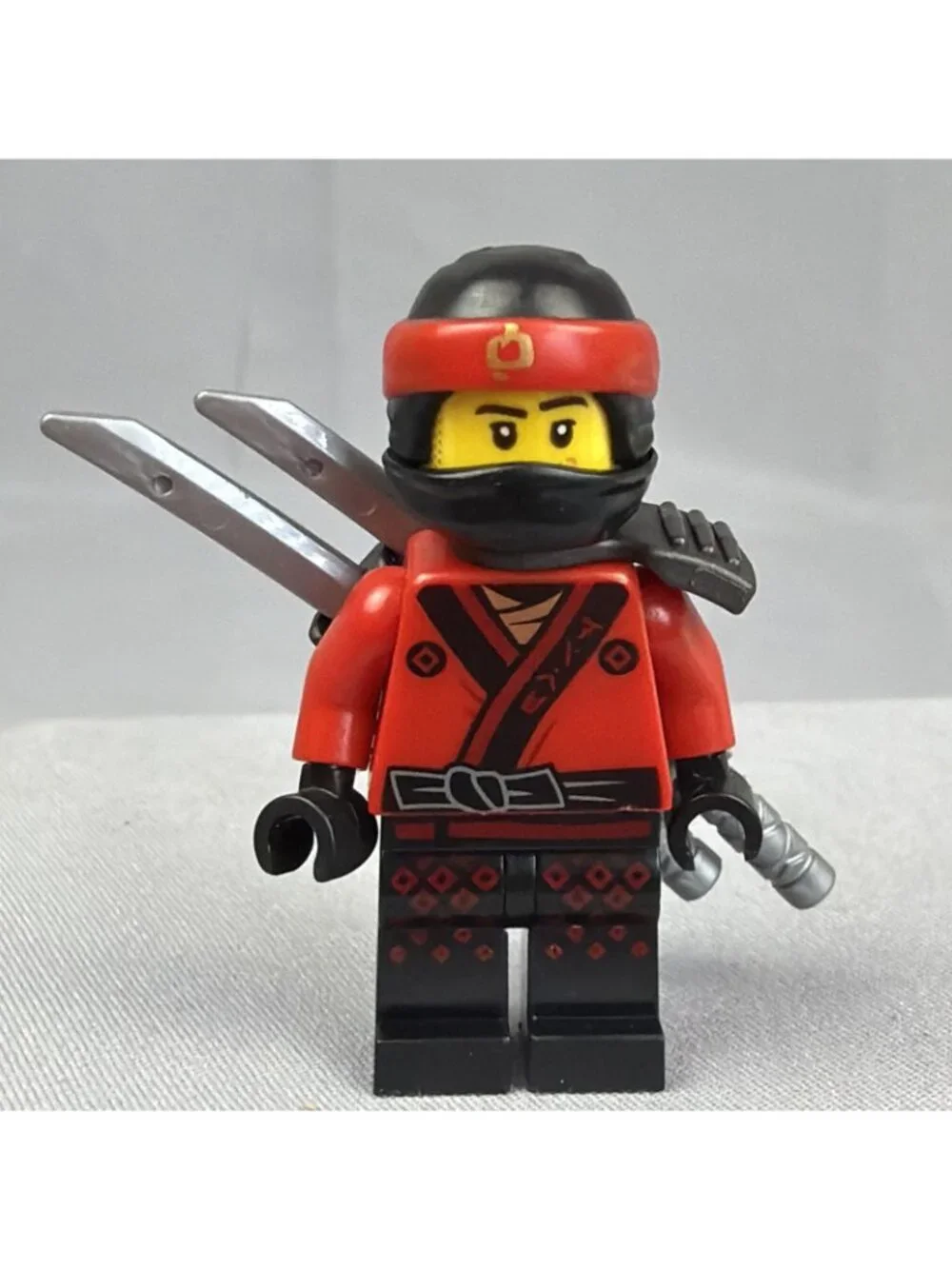 LEGO Minifigure Ninjago Movie Kai NJO0316 w/ Katana Holder & Weapons